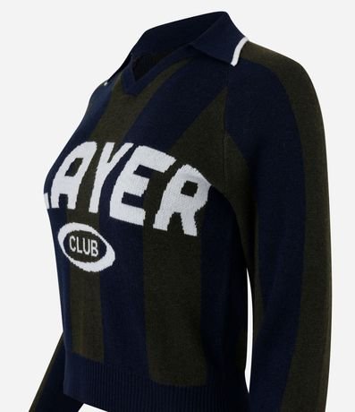 Buzo Retilínea Listrado Cuello Polo Player Club 6