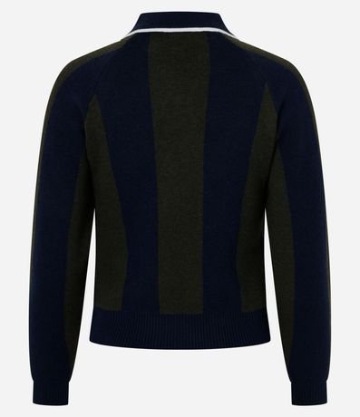 Buzo Retilínea Listrado Cuello Polo Player Club 7