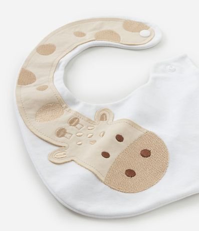 Babador Infantil con Aplicación de Girafita – Talle U 3