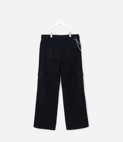 Pantalón Infantil Cargo en Sarga con Multibolsillos – Talle 5 a 14 años 2