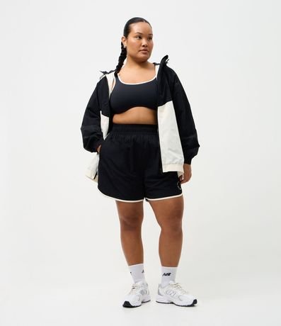 Short Runner Dry con Vivo Contrastante Curve & Plus Size