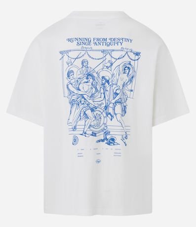 Remera Oversized en Algodón con Estampa Artsy Renacentista 6