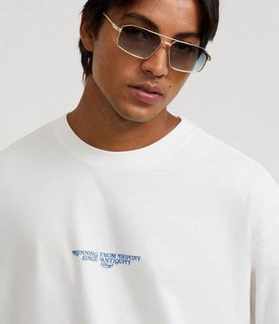 Remera Oversized en Algodón con Estampa Artsy Renacentista 4