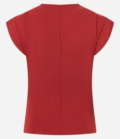 Blusa en Viscosa con Pliegues en los Hombros 5