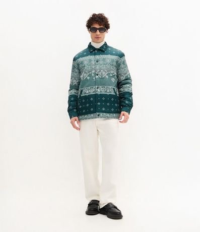Campera con Estampa Paisley y Bolsillos 5