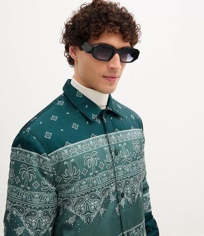 Campera con Estampa Paisley y Bolsillos 6