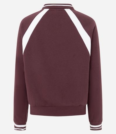 Algodón College Barcelona con Cuello y Puños Contrastante 3