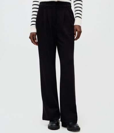 Pantalón Wide Leg con Bolsillo Cuchillo 3