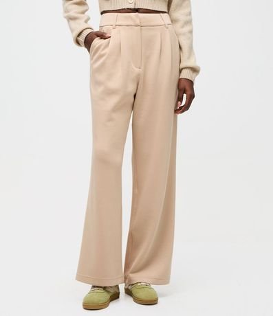 Pantalón Wide Leg con Bolsillo Cuchillo 3