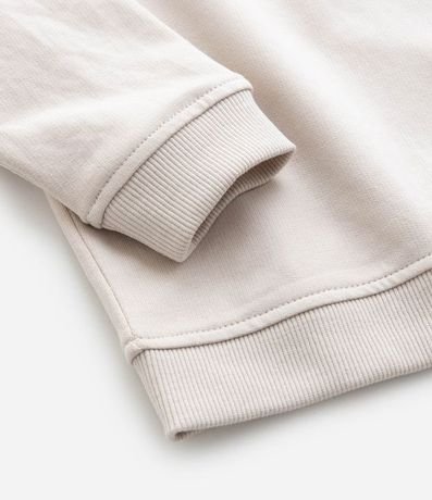 Saco Algodón con Felpa y Cuello Polo - Talle 0 a 18 Meses 4