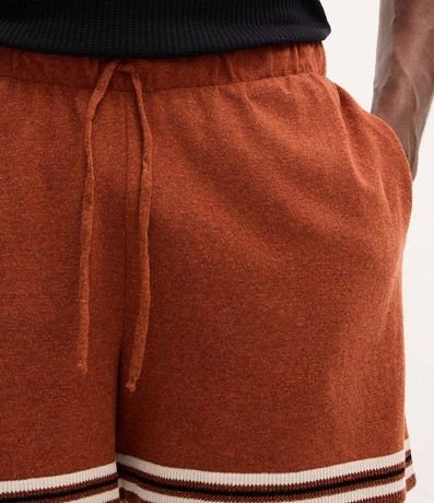 Bermuda en Jacquard y Raya con Barra 3