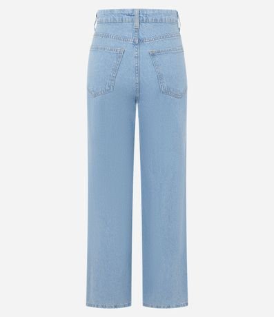 Pantalón Recto Comfort en Jeans con Costura Aparente 6