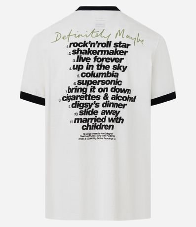 Remera Regula en Algodón con Estampa Banda Oasis 6