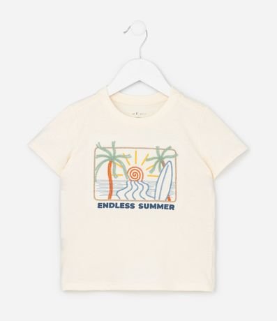Remera Infantil con Estampa Tropical - Talle 1 a 6 años