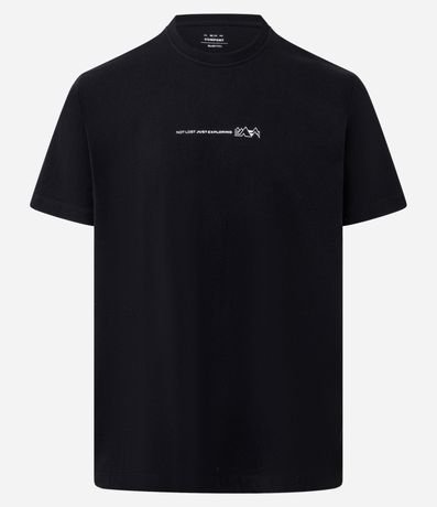 Remera Comfort en Algodón con Estampa Lettering