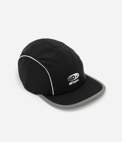 Gorra 5 Panel en Microfibra con Rayas Contrastantes 2