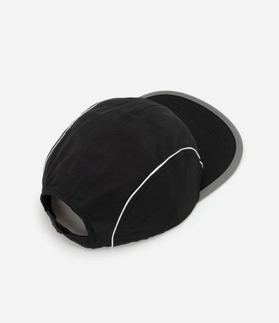 Gorra 5 Panel en Microfibra con Rayas Contrastantes 3