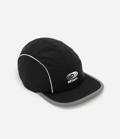 Gorra 5 Panel en Microfibra con Rayas Contrastantes 7