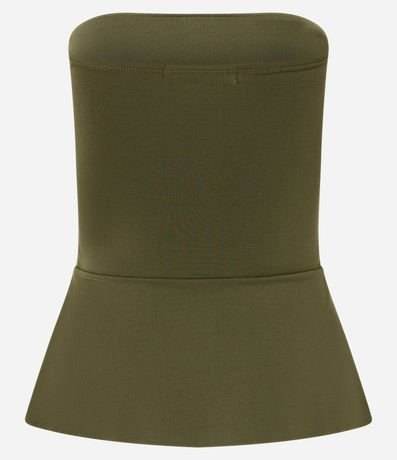 Blusa Sin Manga con Escote Corazón y Volados 6