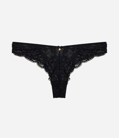 Bombacha Bikini Hilo en Encaje Floral
