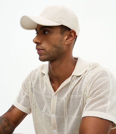 Gorra Dad Hat  en Sarga con Aba Curva