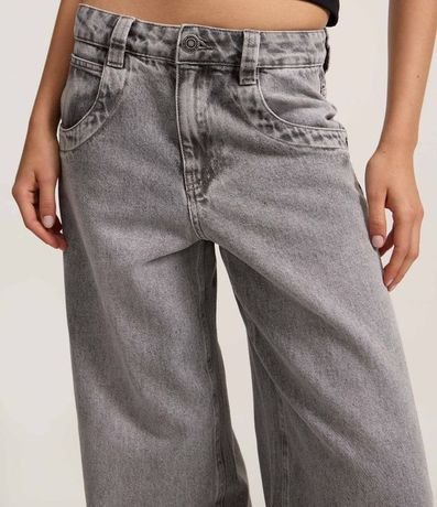 Pantalón Skater en Jeans Dirty con Tiro Bajo 4