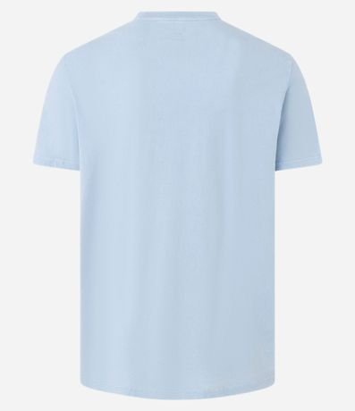 Remera Comfort  T-shirt en Algodón desteñido con Estampa de Perrito con Rabia 2