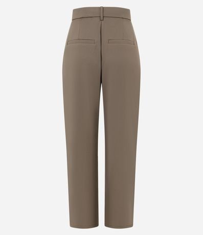 Pantalón Sastre en Microfibra con Pliegues Delanteros 2