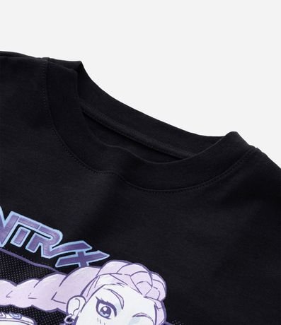 Remera Infantil Oversized con Estampa Guerreras del k-pop - Talle 5 a 16 años 5