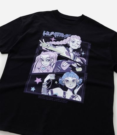 Remera Infantil Oversized con Estampa Guerreras del k-pop - Talle 5 a 16 años 6