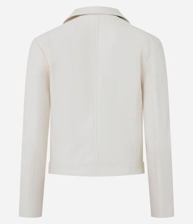 Campera Biker en PU con Punto Roma en la Manga 2