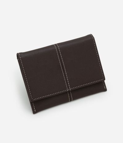 Billetera Sobre Pequeña en PU con Pespunte