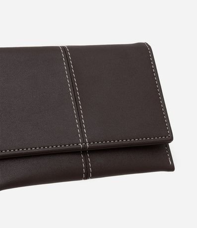 Billetera Sobre Pequeña en PU con Pespunte 4