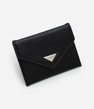 Billetera Sobre Pequeña en PU con Recorte Triangular