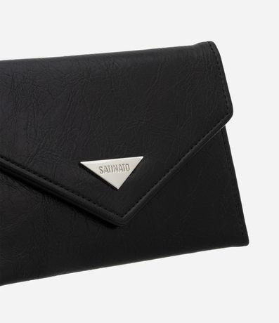 Billetera Sobre Pequeña en PU con Recorte Triangular 4