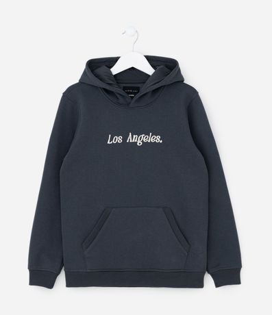 Saco Infantil con Capucha y Bordado Los Angeles – Talle 5 a 14 años