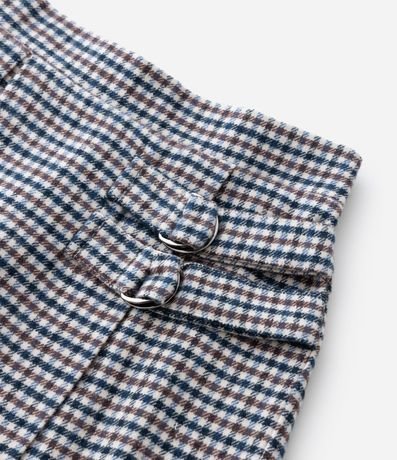 Short Pollera Infantil en Franela con Estampa de Cuadros – Talle 1 a 6 años 4