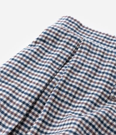 Short Pollera Infantil en Franela con Estampa de Cuadros – Talle 1 a 6 años 5