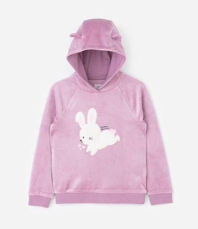 Conjunto Infantil Saco y Pantalón con Orejas en la Capucha – Talle 1 a 6 años 2