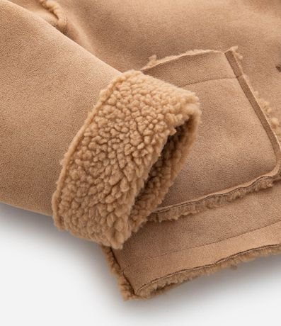 Campera Infantil en Gamuza con Pelos Interno – Talle 1 a 5/6 años 4