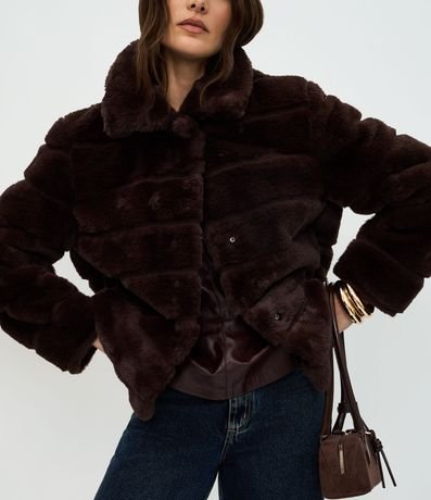Campera Puffer en Pelo Artificial 6