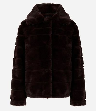 Campera Puffer en Pelo Artificial 7