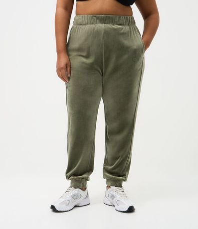 Pantalón Jogger Deportiva en Plush Curve y Plus Size 2