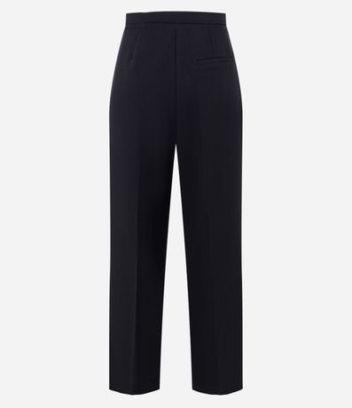 Pantalón Recto Sastre con Cintura Fina y Pliegues Delanteros 6