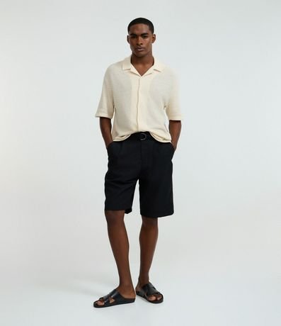 Camisa Boxy en Algodón con Efecto Punto 2