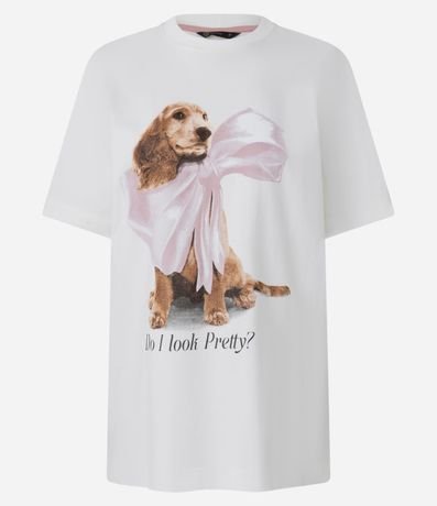 Remera en Algodón con Estampa de Perro de Lazo 5