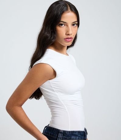 Body Básico en Microfibra con Escote Redondo 3