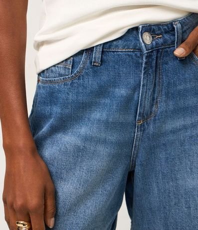 Bermuda en Jeans con Trabillas en la Cintura y Bolsillos 4