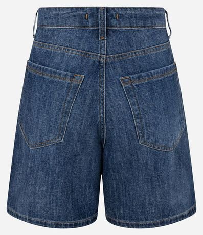 Bermuda en Jeans con Trabillas en la Cintura y Bolsillos 6