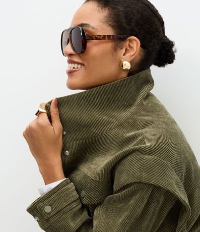 Champera de Terciopelo Cotelê con Sisa Desplazada y Tiradores 4